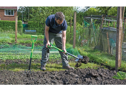 Draper Carbon Steel Garden Fork and Spade Set, Green 16566 Draper - Town Tools 