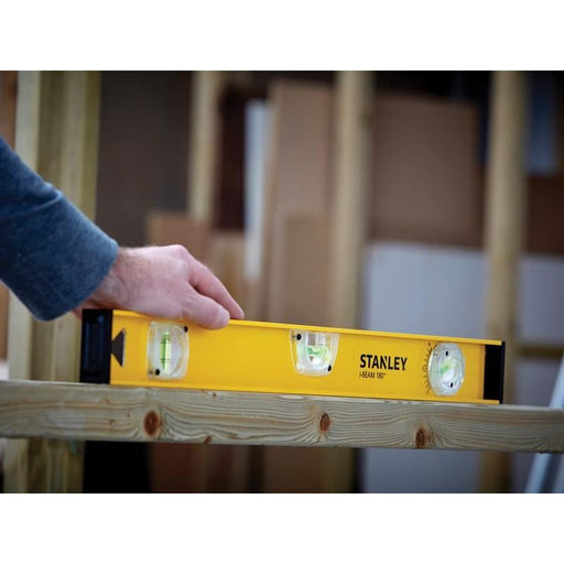 Stanley® Hand Tools PRO-180 I-Beam Level 3 Vial 60cm STANLEY® Hand Tools - RockBottom Nothampton