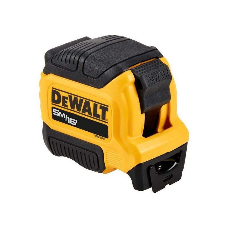 Dewalt Compact Series Tape Measure 5m/16ft (Width 28mm) Dewalt - RockBottom Northampton