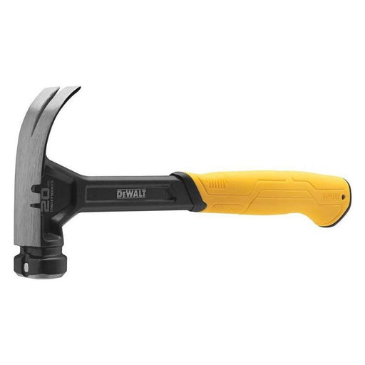Dewalt Curve Claw Smooth Face Hammer 567g (20oz) Dewalt - RockBottom Northampton