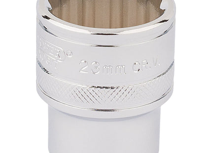 Draper HI-TORQ 12 Point Socket, 1/2" Sq. Dr., 23mm 33370 Draper - Town Tools 