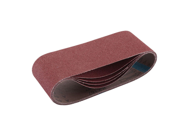 Draper Cloth Sanding Belt, 100 x 610mm, 80 Grit (Pack of 5) 09248 Draper - Town Tools 