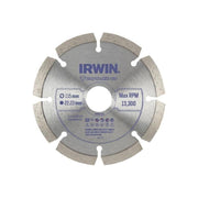 Irwin® Segmented Diamond Blade 115 x 22.23mm IRWIN® - RockBottom Northampton