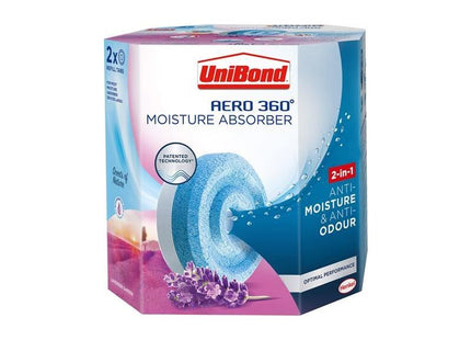 Unibond AERO 360º Moisture Absorber Lavender Garden Refills (Pack 2) UniBond - RockBottom Northampton