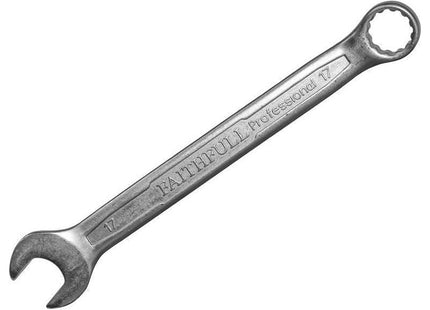 Faithfull Combination Spanner CV Satin Finish 17mm Faithfull - RockBottom Northampton
