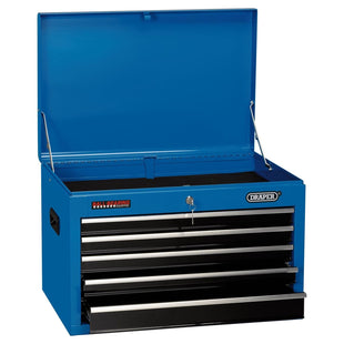 Draper Tool Chest, 5 Drawer, 26", 660 x 445 x 430mm, Blue 35746 Draper - Town Tools 