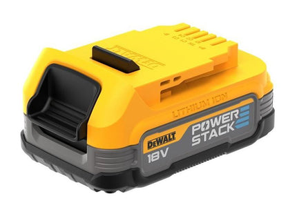 Dewalt Power Tools DCBP034 XR POWERSTACK™ Slide Battery 18V 1.7Ah Li-ion DeWALT Power Tools - RockBottom Northampton