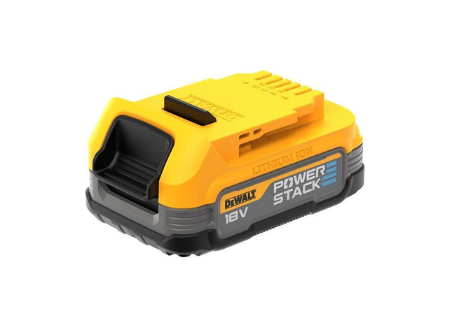 Dewalt Power Tools DCBP034 XR POWERSTACK™ Slide Battery 18V 1.7Ah Li-ion DeWALT Power Tools - RockBottom Northampton