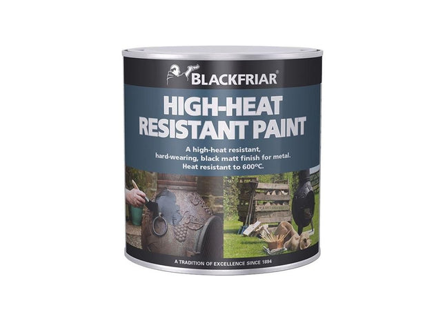 Blackfriar High-Heat Resistant Paint Black 500ml Blackfriar - RockBottom Northampton