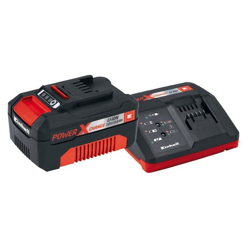 Einhell Power X-Change Battery & Charger Starter Kit 18V 1 x 3.0Ah Li-ion Einhell - RockBottom Northamptin