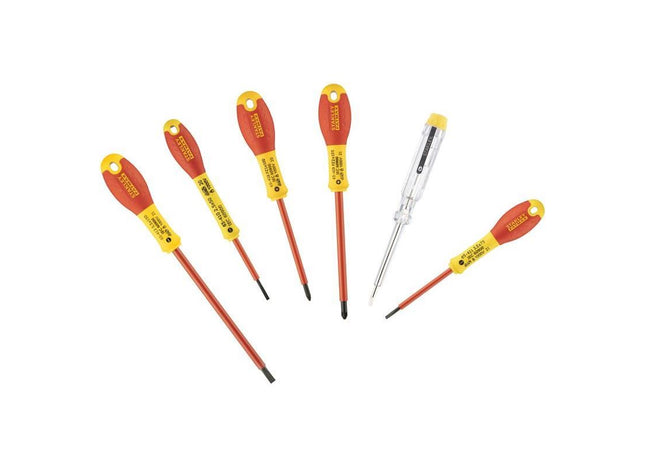 Stanley® Hand Tools FatMax® VDE Insulated Screwdriver Set, 6 Piece STANLEY® Hand Tools - RockBottom Nothampton