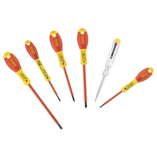 Stanley® Hand Tools FatMax® VDE Insulated Screwdriver Set, 6 Piece STANLEY® Hand Tools - RockBottom Nothampton