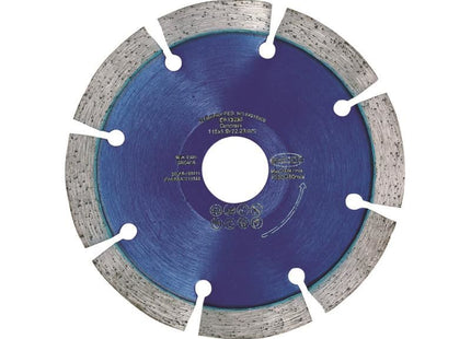 MEXCO RB X10 Radius / Curve Cutting Diamond Blade 115 x 22.23mm MEXCO - RockBottom Northampton