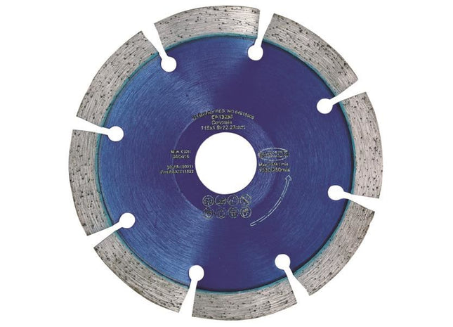MEXCO RB X10 Radius / Curve Cutting Diamond Blade 115 x 22.23mm MEXCO - RockBottom Northampton
