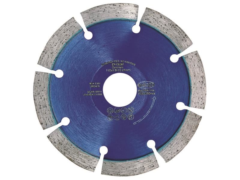 MEXCO RB X10 Radius / Curve Cutting Diamond Blade 115 x 22.23mm MEXCO - RockBottom Northampton