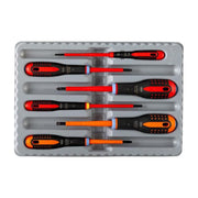 Bahco BE-9884S ERGO™ VDE Insulated Screwdriver Set, 6 Piece Bahco - RockBottom Northampton
