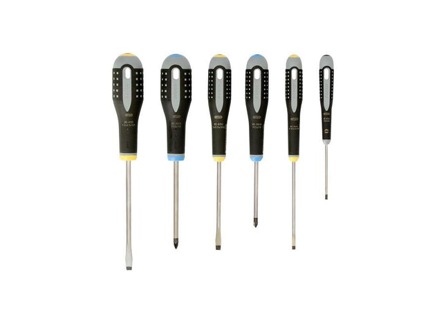Bahco BE-9882 ERGO™ Screwdriver Set, 6 Piece Bahco - RockBottom Northampton