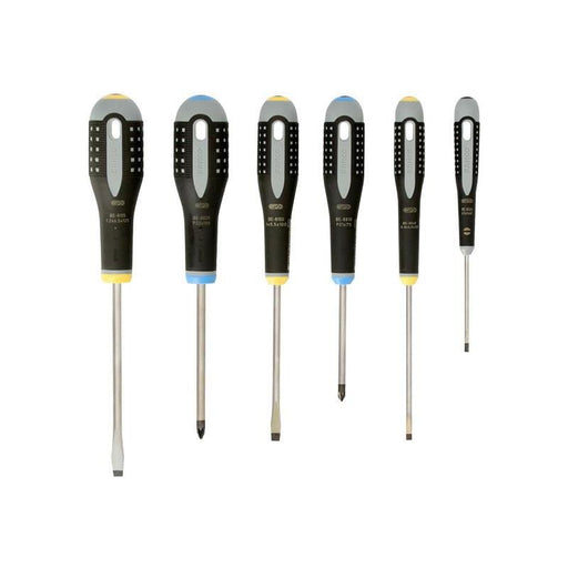 Bahco BE-9882 ERGO™ Screwdriver Set, 6 Piece Bahco - RockBottom Northampton