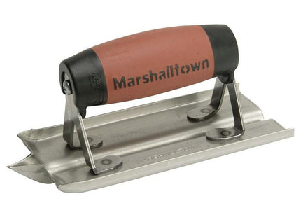 Marshalltown M180D Stainless Steel Groover Trowel DuraSoft® Handle 6 x 3in Marshalltown - RockBottom Northampton