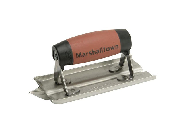 Marshalltown M180D Stainless Steel Groover Trowel DuraSoft® Handle 6 x 3in Marshalltown - RockBottom Northampton