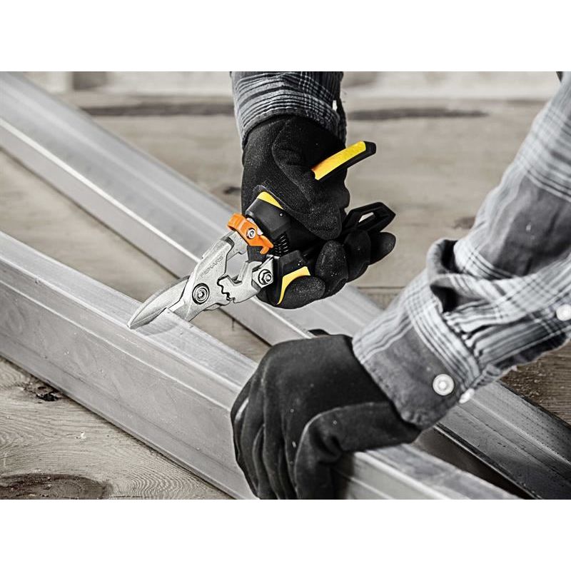 Fiskars PowerGear™ Aviation Snips Straight Cut 250mm (10in) Fiskars - RockBottom Northampton