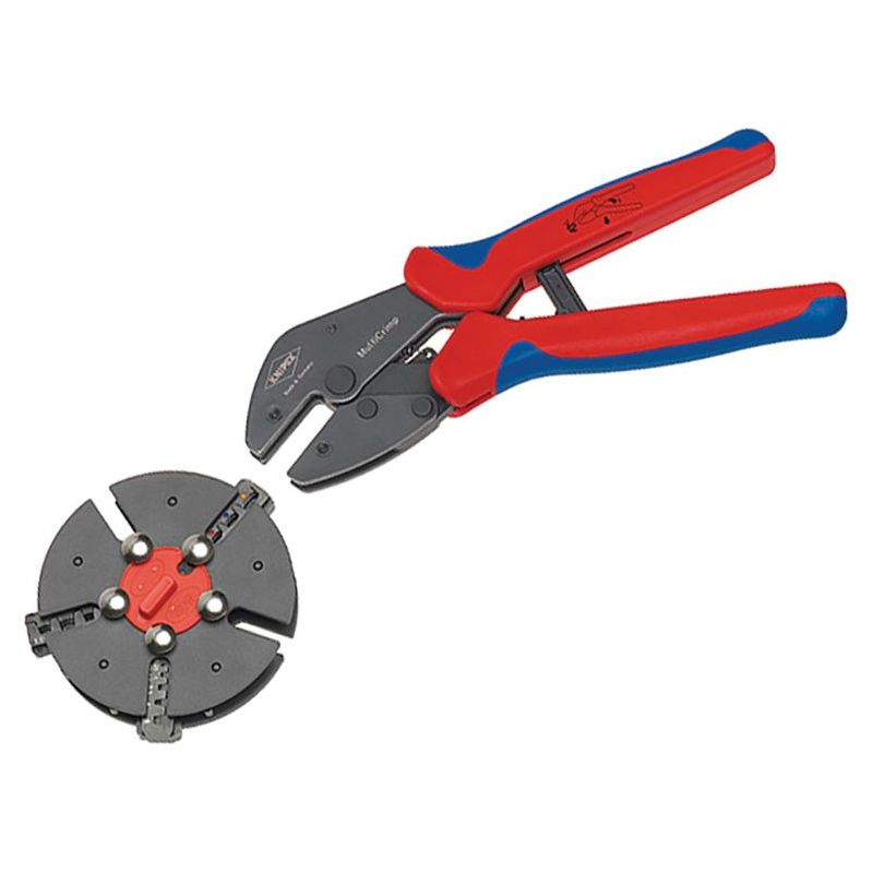 Knipex Multicrimp® Pliers Set - 3 Quick Change Cartridges Knipex - RockBottom Northampton