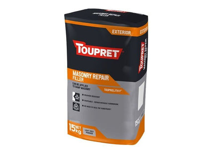 Toupret Exterior Masonry Repair Filler 15kg Toupret - RockBottom Northampton