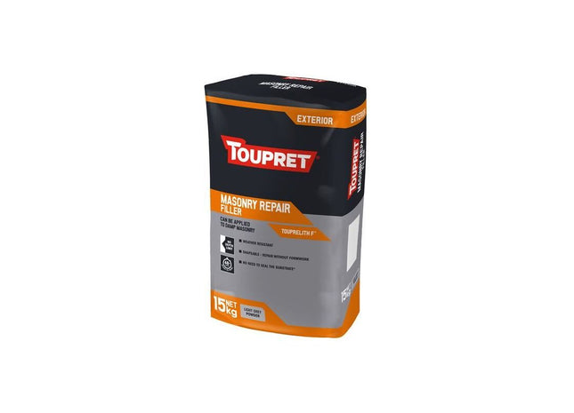 Toupret Exterior Masonry Repair Filler 15kg Toupret - RockBottom Northampton