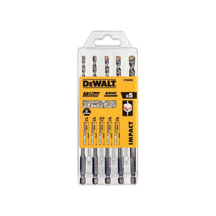 Dewalt Power Tools DT60099 Extreme Impact Masonry Drill Bit Set 5 Piece DeWALT Power Tools - RockBottom Northampton