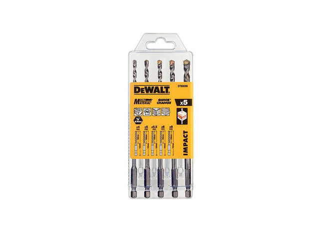 Dewalt Power Tools DT60099 Extreme Impact Masonry Drill Bit Set 5 Piece DeWALT Power Tools - RockBottom Northampton