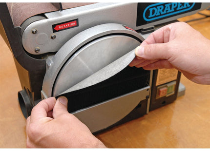 Draper Self-Adhesive Hook and Eye Backed Backing Pad, 200mm 52612 Draper - Town Tools 