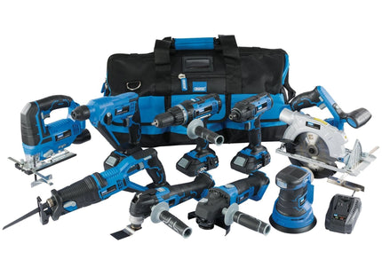 Draper Storm Force 20V Cordless Kit (9 Piece) 17763 Draper - Town Tools 