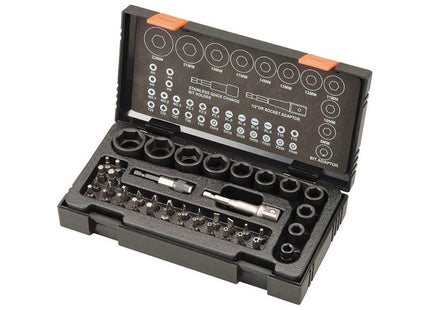 Hikoki Metric 1/2in Drive Impact Socket & Bit Set, 41 Piece HiKOKI - RockBottom Northampton