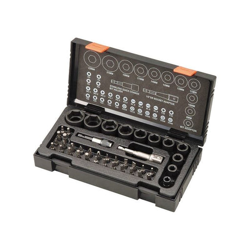 Hikoki Metric 1/2in Drive Impact Socket & Bit Set, 41 Piece HiKOKI - RockBottom Northampton