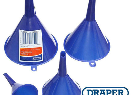 Draper Plastic Funnel Set (4 Piece) 43853 Draper - Town Tools 