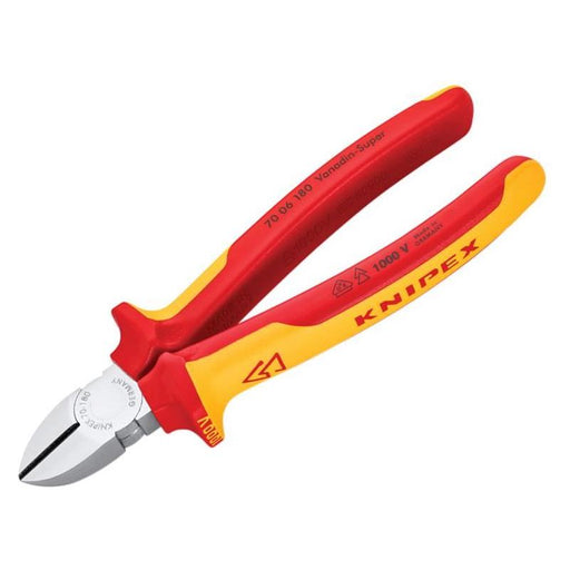 Knipex VDE Diagonal Cutter 180mm Knipex - RockBottom Northampton