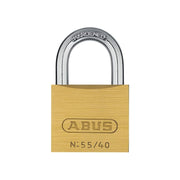Abus Mechanical 55/40mm Brass Padlock Keyed Alike 5401 ABUS Mechanical - RockBottom Northampton 
