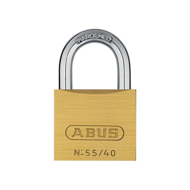 Abus Mechanical 55/40mm Brass Padlock Keyed Alike 5401 ABUS Mechanical - RockBottom Northampton 