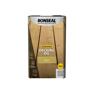 Ronseal Decking Oil Natural Clear 5 litre Ronseal - RockBottom Nothampton