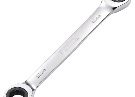 Draper Draper HI-TORQ Metric Double Ratchet Ring Spanner, 12 x 13mm Draper - Town Tools