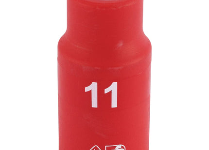 Draper Fully Insulated VDE Socket, 1/2" Sq. Dr., 11mm 31784 Draper - Town Tools 