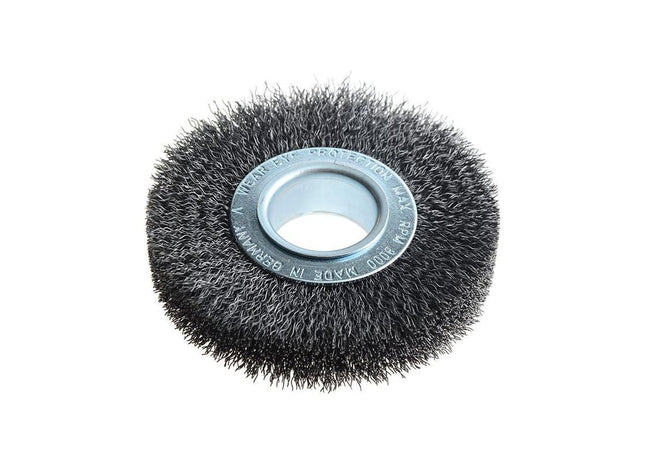 Lessmann Wheel Brush D100mm x W20-22 x 30 Bore Steel Wire 0.30 + Adaptors Set 1 Lessmann - RockBottom Northampton