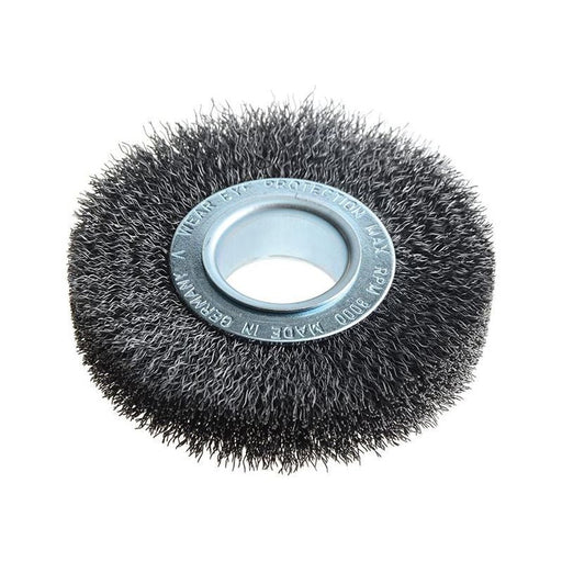 Lessmann Wheel Brush D100mm x W20-22 x 30 Bore Steel Wire 0.30 + Adaptors Set 1 Lessmann - RockBottom Northampton