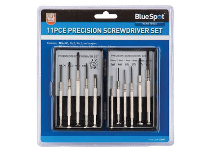 Bluespot Tools Precision Screwdriver Set, 11 Piece BlueSpot Tools - RockBottom Northampton