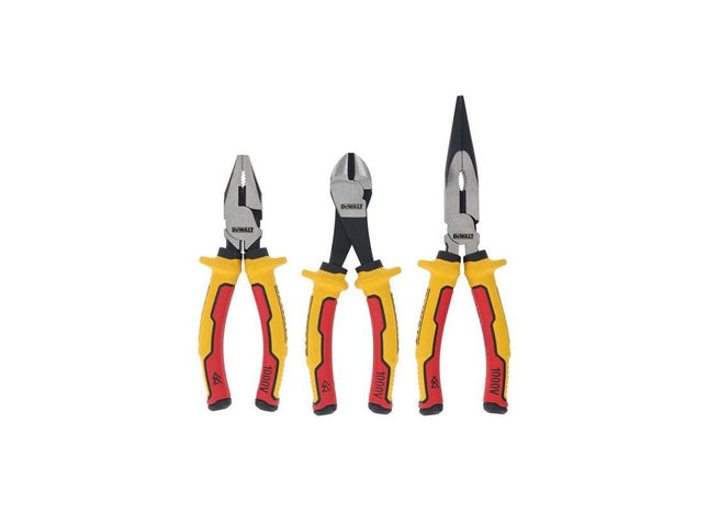 Dewalt VDE Plier Set, 3 Piece Dewalt - RockBottom Northampton