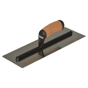 Dewalt Drywall 0.5mm FLEX Stainless Steel Flat Trowel, Leather Handle 14in DEWALT Drywall - RockBottom Northampton