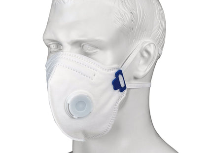 Draper FPP3 NR Vertical Fold Flat Face Masks with Valve (Pack of 10) Draper - Town Tools