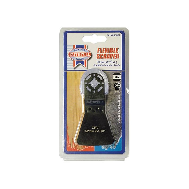 Faithfull Multi-Functional Tool Flexible CrV Scraper 52mm Faithfull - RockBottom Northampton