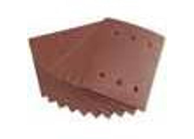 Draper Ten 115 x 145mm 80 Grit Aluminium Oxide Sanding Sheets Draper - Town Tools