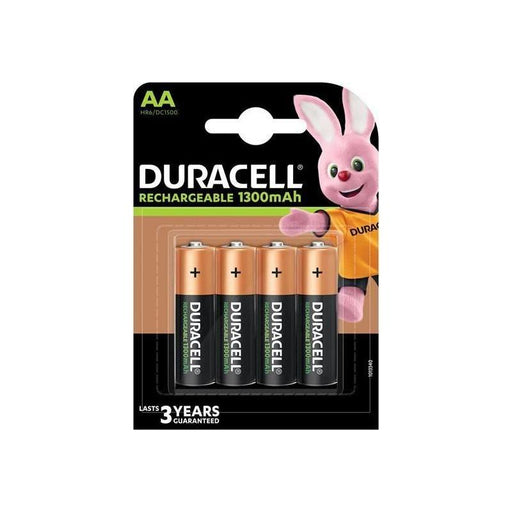 Duracell AA Cell 1300Mah Rechargeable Batteries (Pack 4) Duracell - RockBottom Northampton